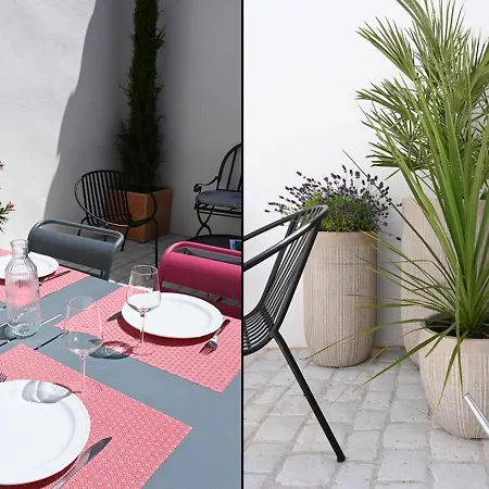 Maison De Charme Renovee Avec Cour Au Centre Du Village - - Fr-1-434-98 Feriehus